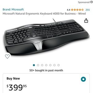 Microsoft Natural Erogonomic Keyboard 4000 for Business -Wired